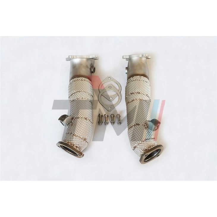 R35 GTR Heat Shield Catted Downpipes (1)